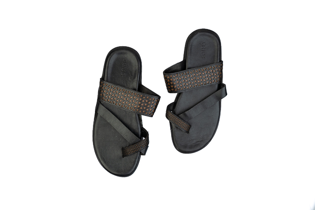 Men Sandle(Triangle)-Black - LML9K001